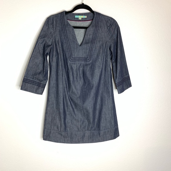 Boden Chambray Tunic Size 4 - Picture 1 of 7